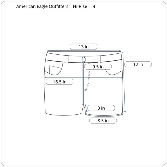 American Eagle Outfitters Black Hi-Rise Jean Short - Picture 9 of 9